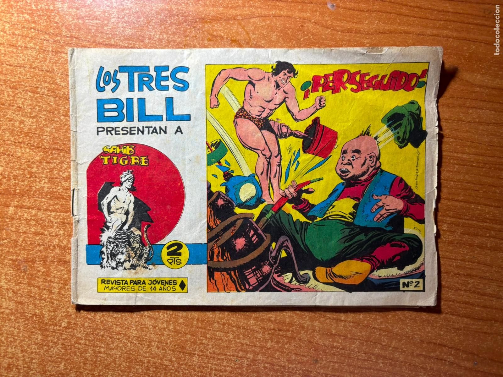 Tebeos: SAHIB TIGRE N&ordm; 2 EDITORIAL MAGA 1961 ORIGINAL