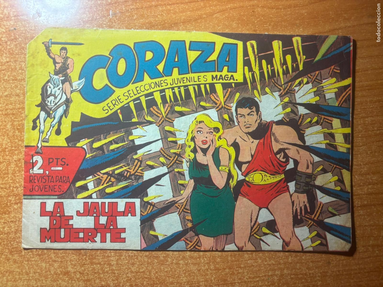 Tebeos: CORAZA N&ordm; 60 EDITORIAL MAGA 1962 ORIGINAL
