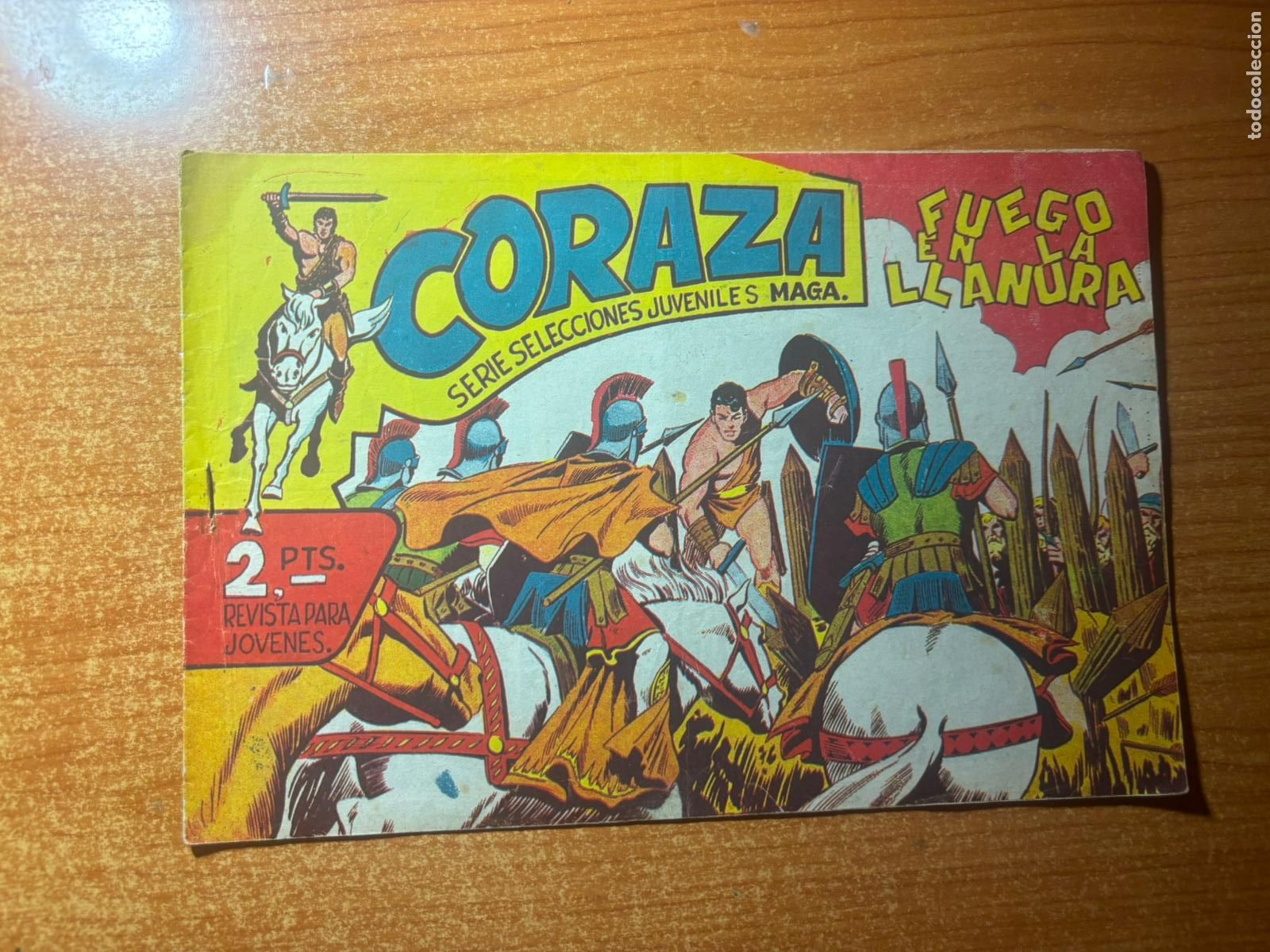 Tebeos: CORAZA N&ordm; 52 EDITORIAL MAGA 1962 ORIGINAL