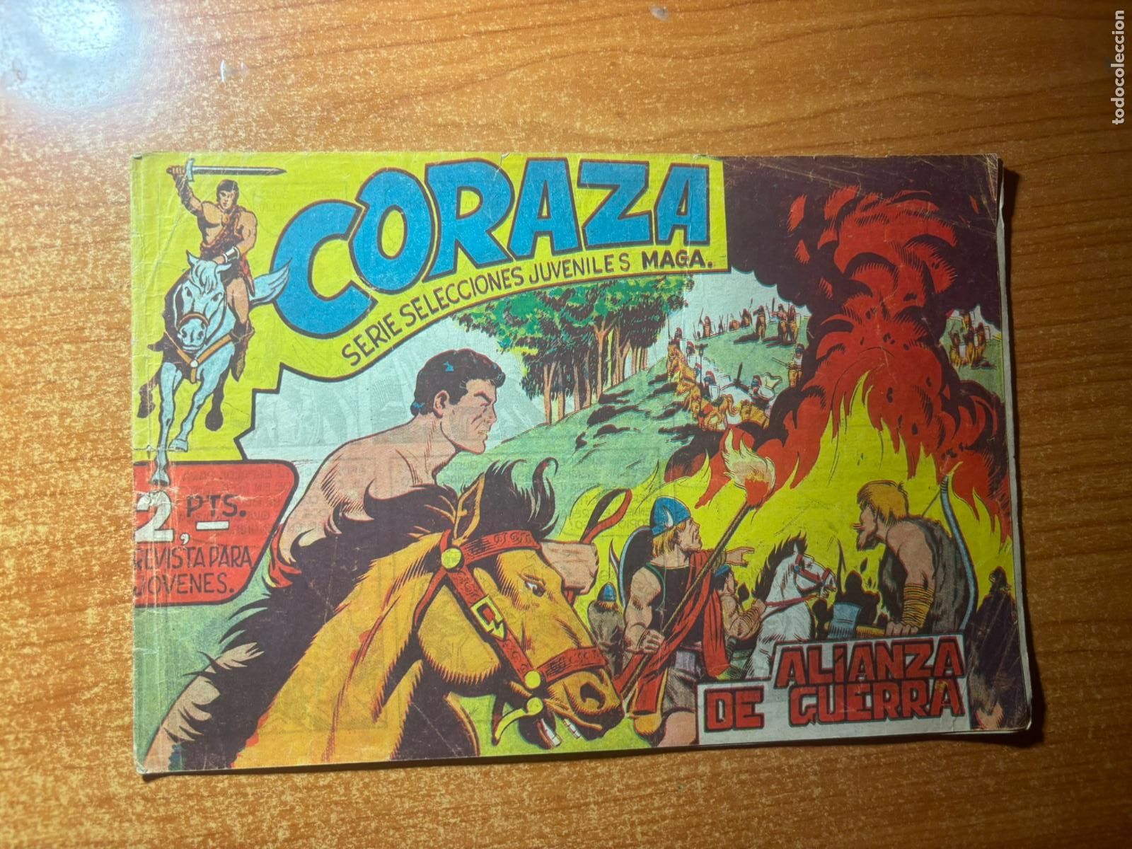 Tebeos: CORAZA N&ordm; 48 EDITORIAL MAGA 1962 ORIGINAL