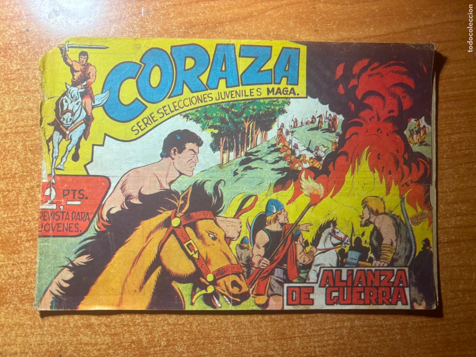 Tebeos: CORAZA N&ordm; 48 EDITORIAL MAGA 1962 ORIGINAL
