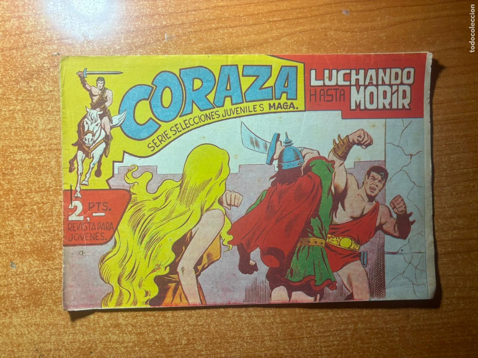 Tebeos: CORAZA N&ordm; 36 EDITORIAL MAGA 1962 ORIGINAL