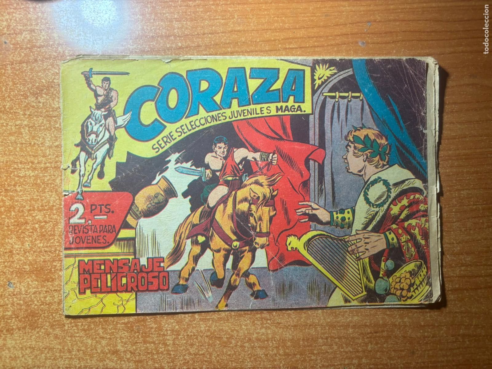 Tebeos: CORAZA N&ordm; 35 EDITORIAL MAGA 1962 ORIGINAL