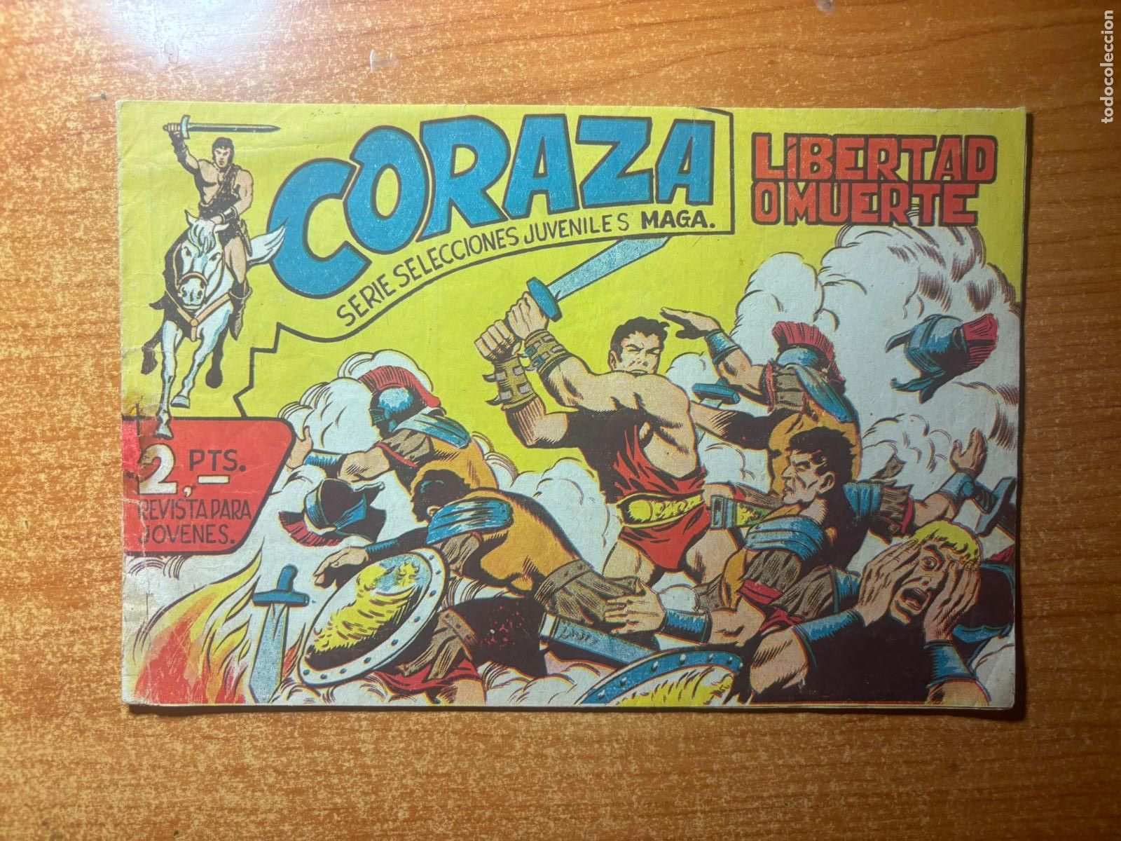 Tebeos: CORAZA N&ordm; 33 EDITORIAL MAGA 1962 ORIGINAL
