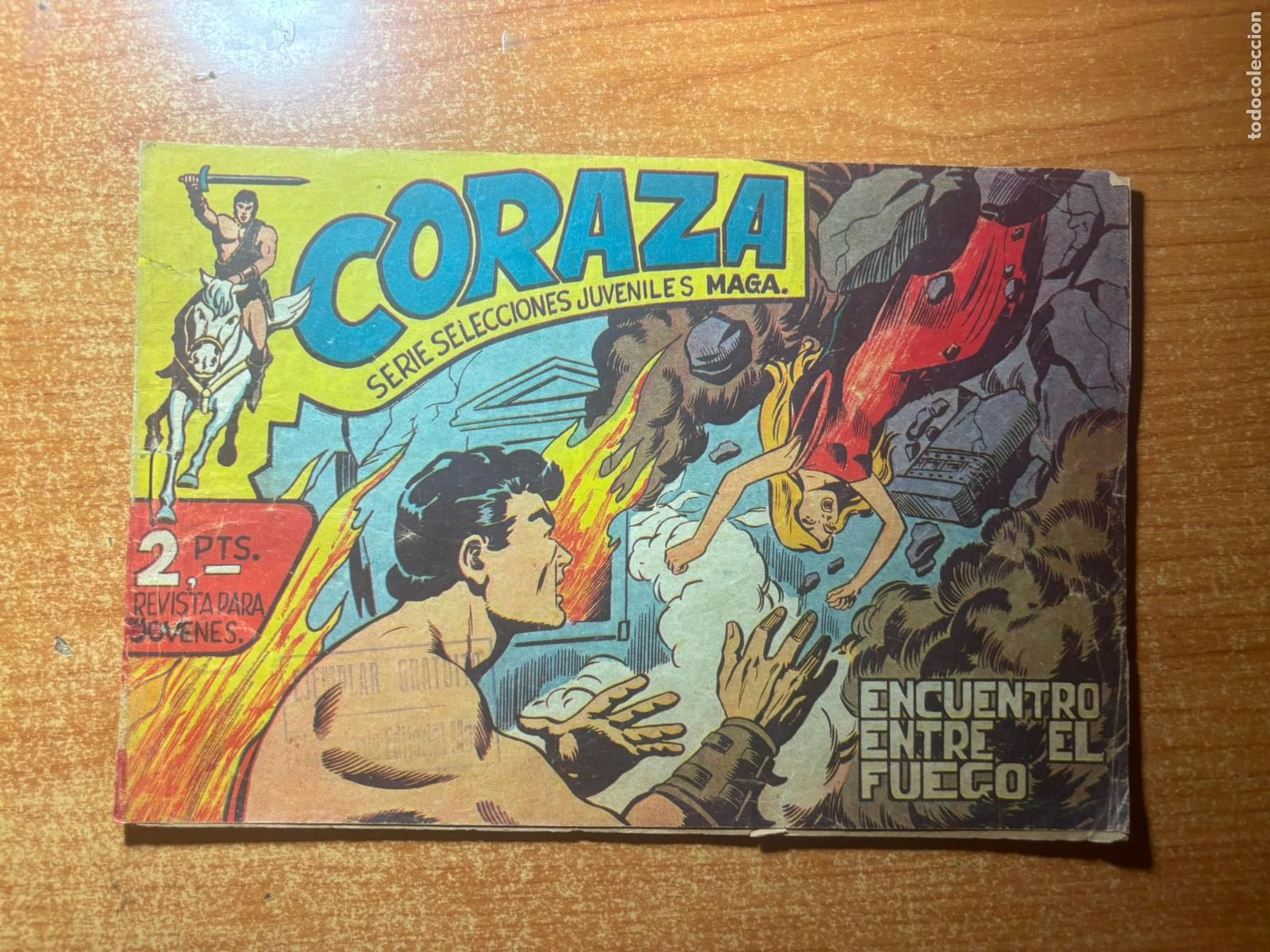 Tebeos: CORAZA N&ordm; 27 EDITORIAL MAGA 1962 ORIGINAL
