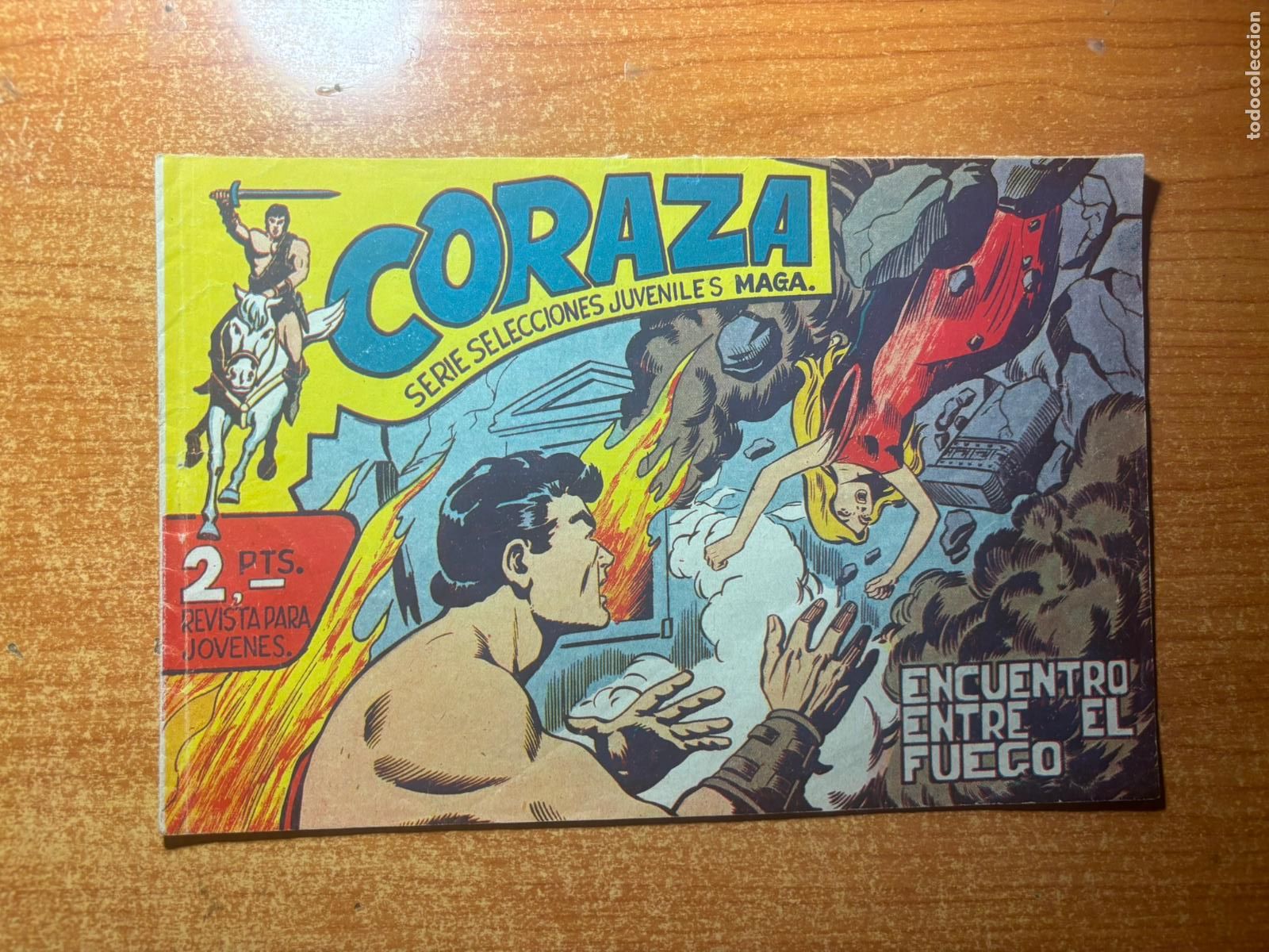 Tebeos: CORAZA N&ordm; 27 EDITORIAL MAGA 1962 ORIGINAL