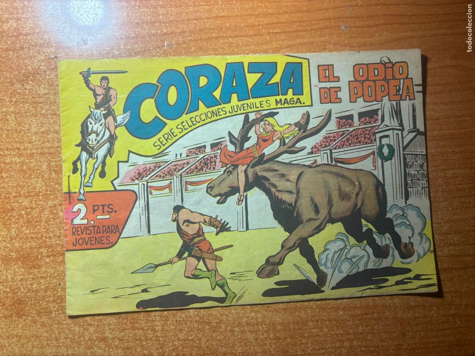 Tebeos: CORAZA N&ordm; 24 EDITORIAL MAGA 1962 ORIGINAL