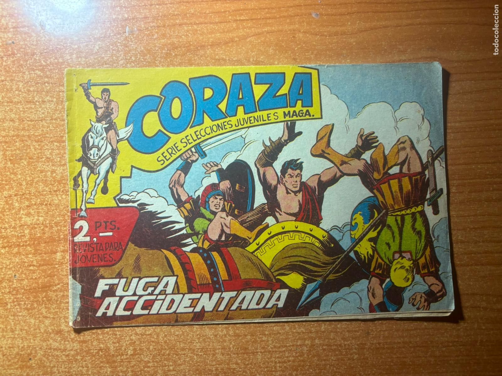 Tebeos: CORAZA N&ordm; 21 EDITORIAL MAGA 1962 ORIGINAL