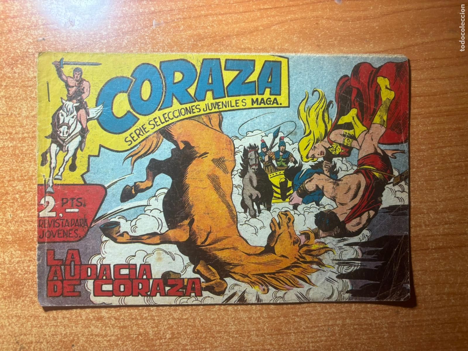 Tebeos: CORAZA N&ordm; 20 EDITORIAL MAGA 1962 ORIGINAL