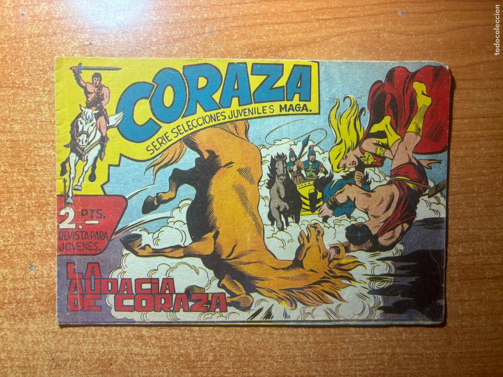 Tebeos: CORAZA N&ordm; 20 EDITORIAL MAGA 1962 ORIGINAL