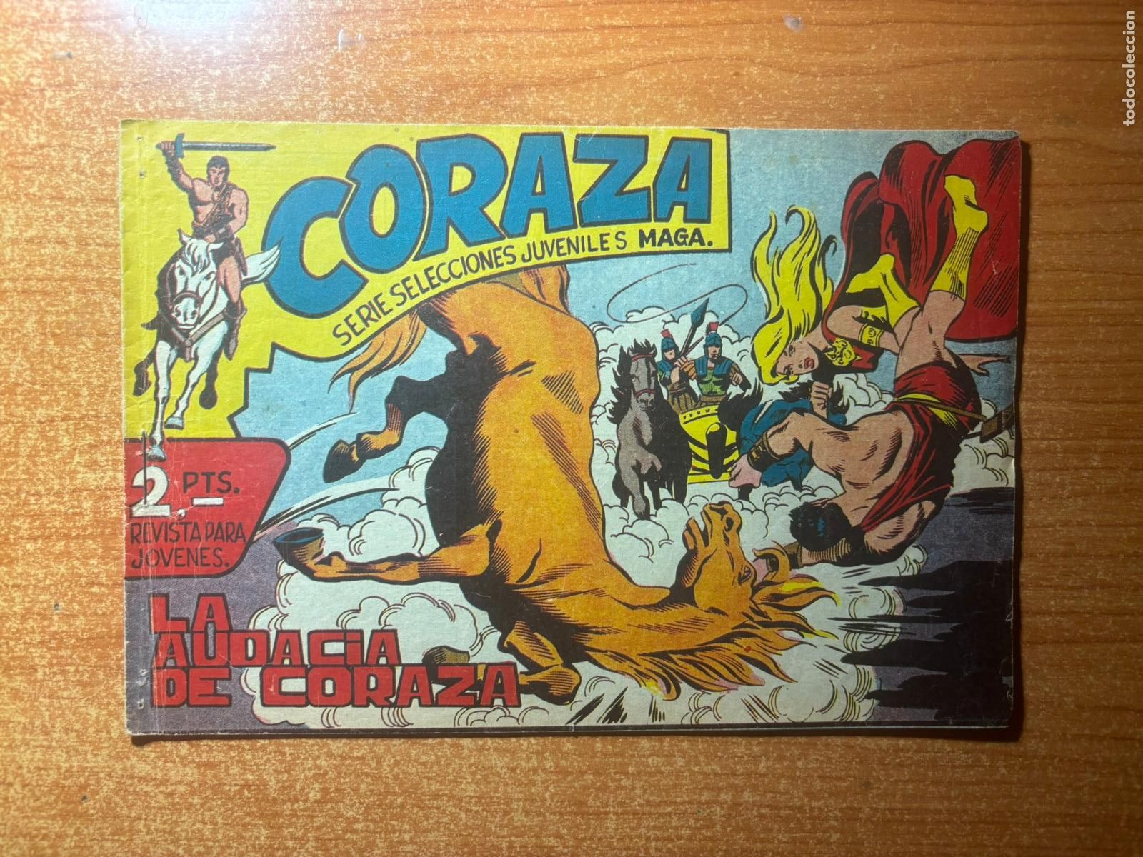 Tebeos: CORAZA N&ordm; 20 EDITORIAL MAGA 1962 ORIGINAL