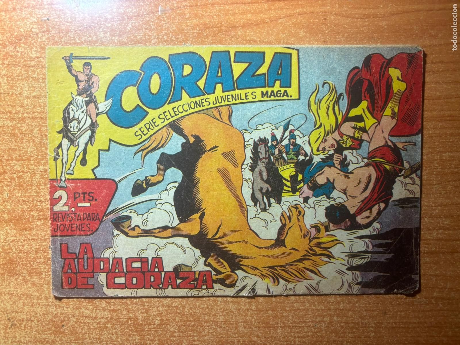 Tebeos: CORAZA N&ordm; 20 EDITORIAL MAGA 1962 ORIGINAL