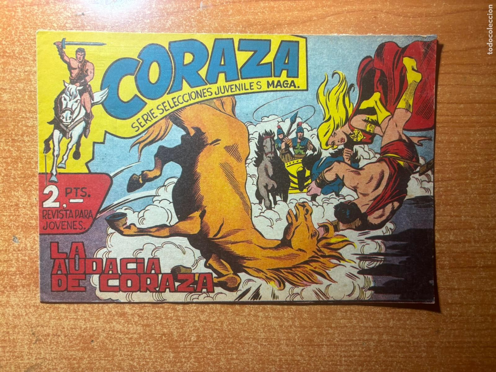Tebeos: CORAZA N&ordm; 20 EDITORIAL MAGA 1962 ORIGINAL