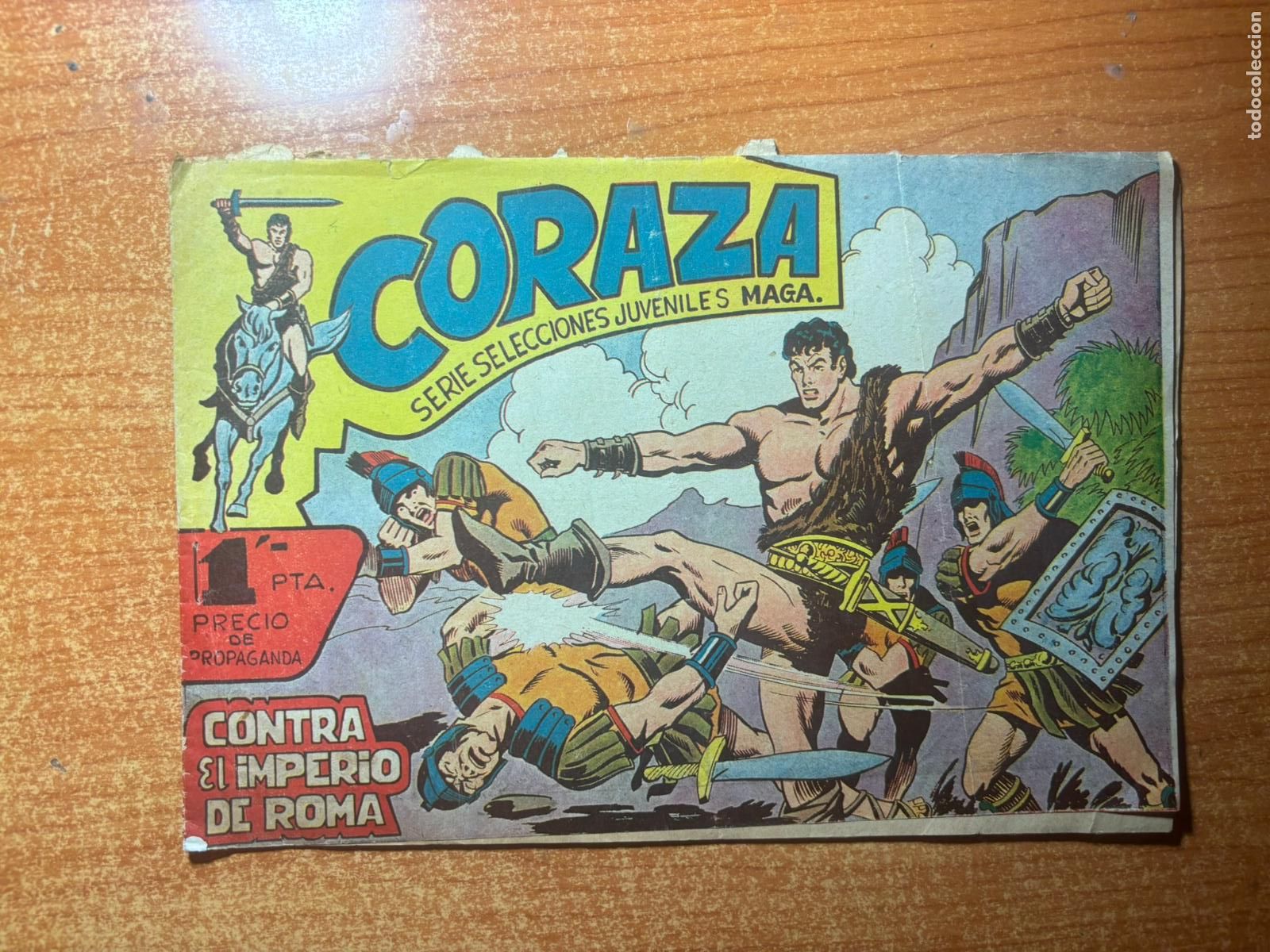 Tebeos: CORAZA N&ordm; 1 EDITORIAL MAGA 1962 ORIGINAL