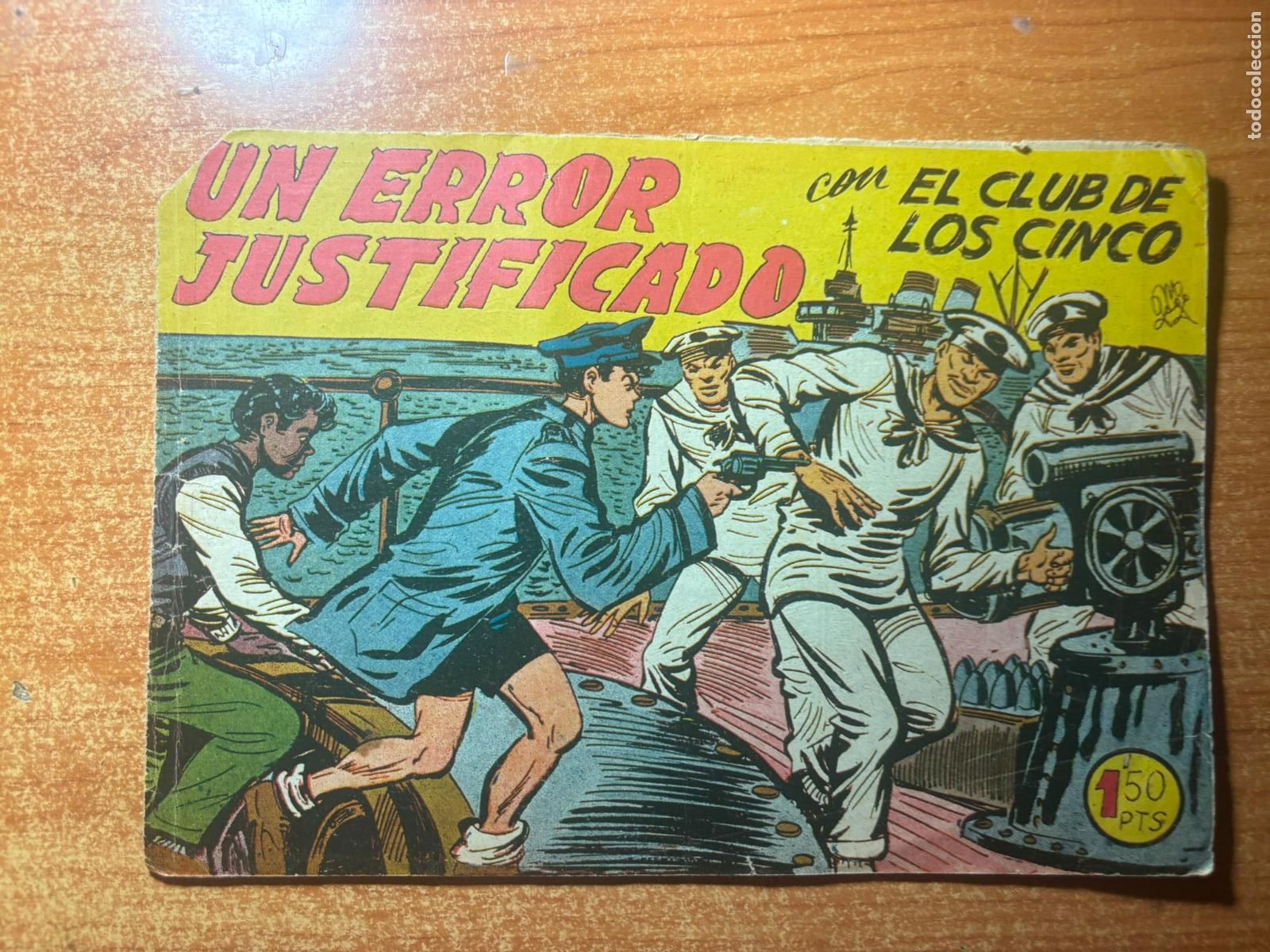 Tebeos: EL CLUB DE LOS CINCO DE MANUEL GAGO N&ordm; 34 EDITORIAL MAGA ORIGINAL