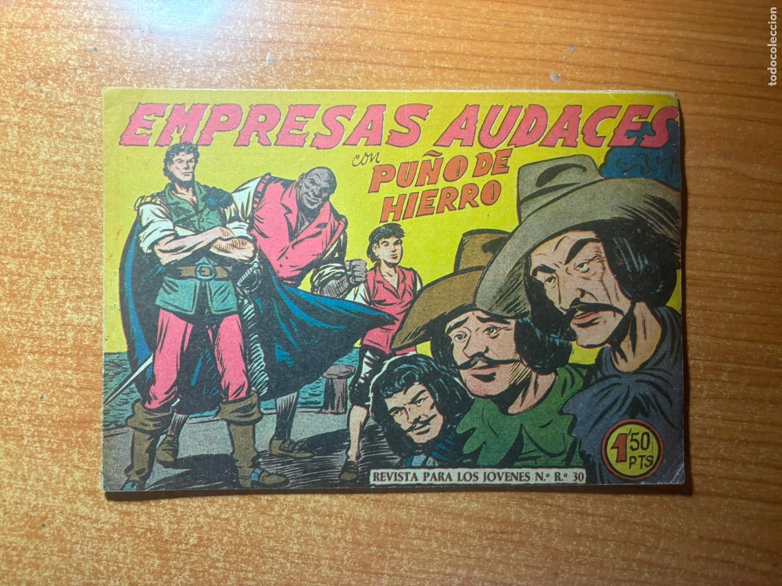 Tebeos: PU&Ntilde;O DE HIERRO DE MANUEL GAGO N&ordm; 33 EDITORIAL MAGA ORIGINAL