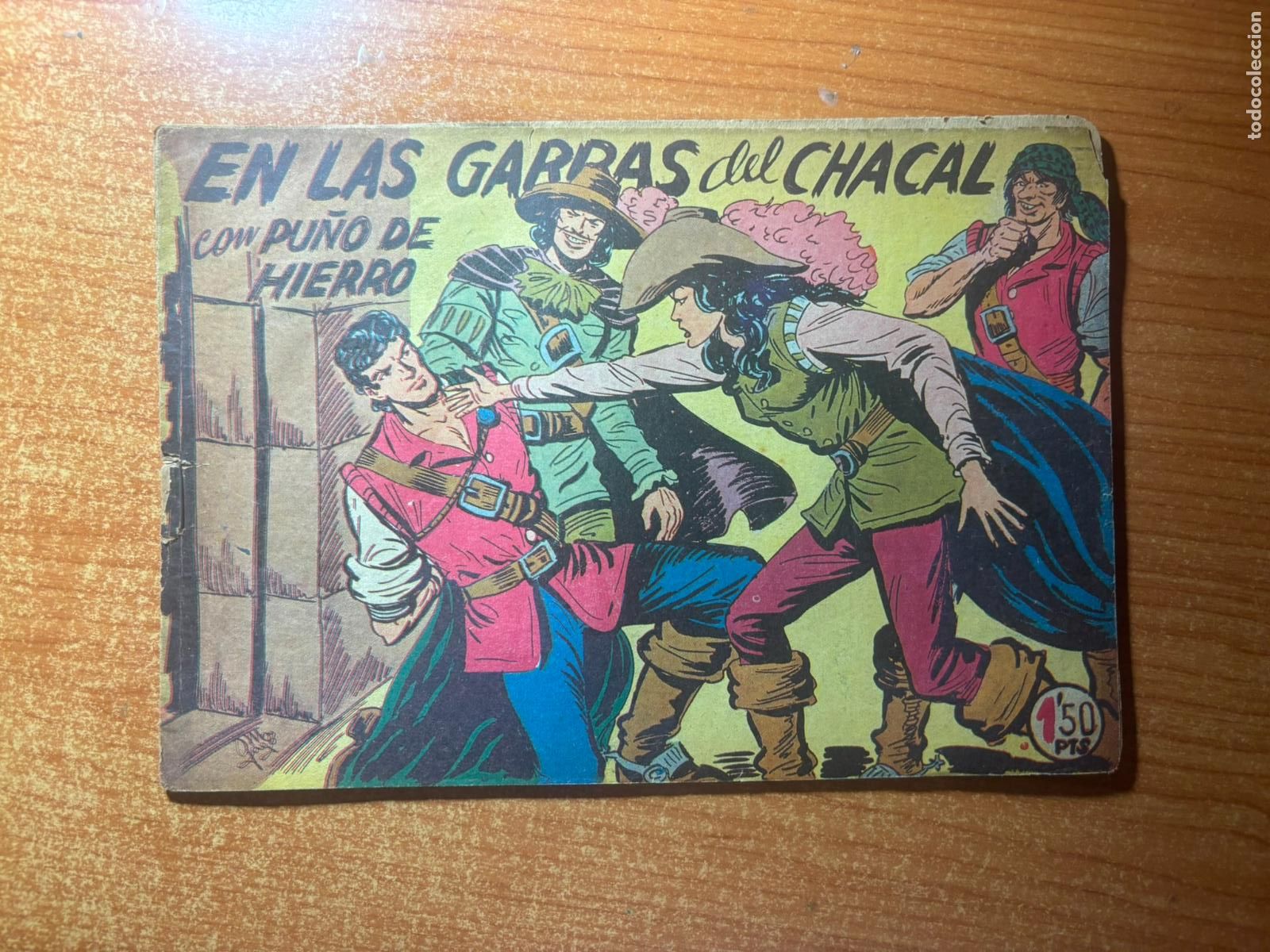 Tebeos: PU&Ntilde;O DE HIERRO DE MANUEL GAGO N&ordm; 23 EDITORIAL MAGA ORIGINAL