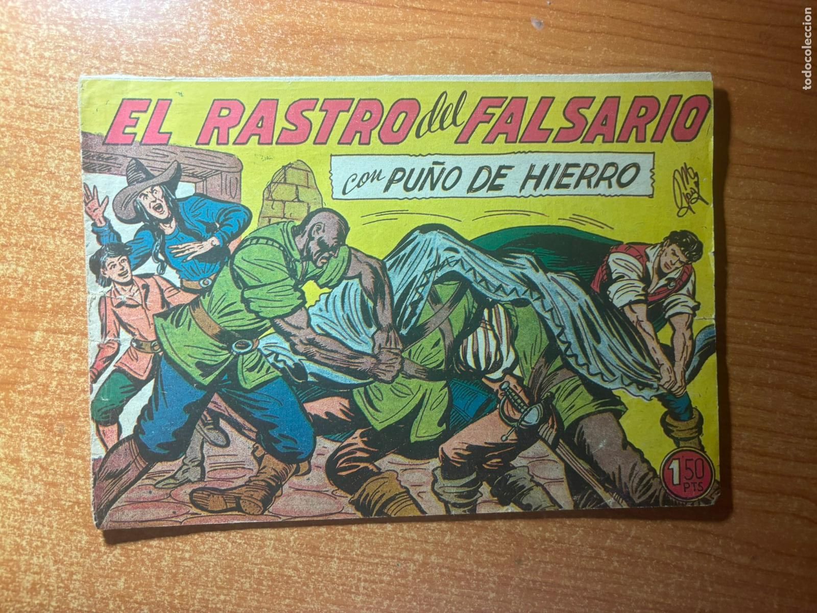 Tebeos: PU&Ntilde;O DE HIERRO DE MANUEL GAGO N&ordm; 14 EDITORIAL MAGA ORIGINAL