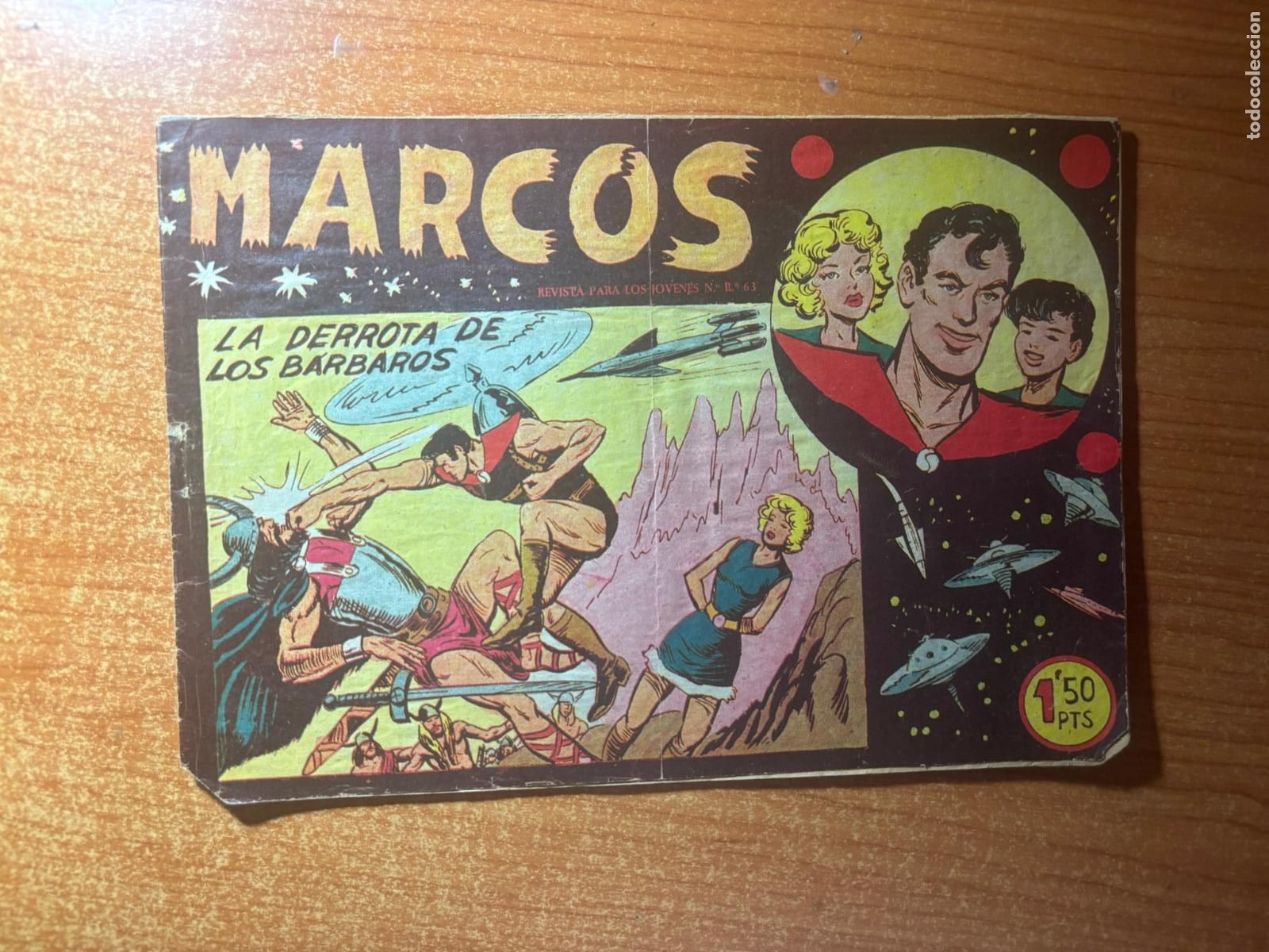 Tebeos: MARCOS DE MANUEL GAGO N&ordm; 30 EDITORIAL MAGA ORIGINAL