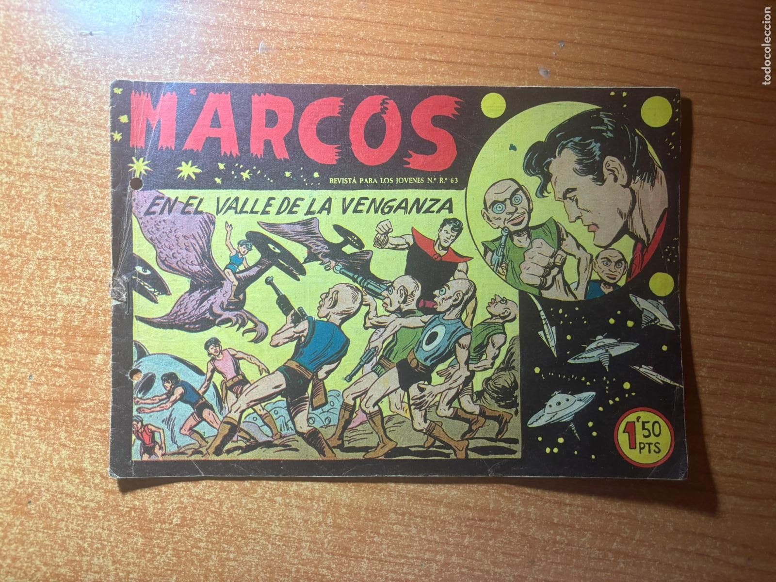 Tebeos: MARCOS DE MANUEL GAGO N&ordm; 24 EDITORIAL MAGA ORIGINAL