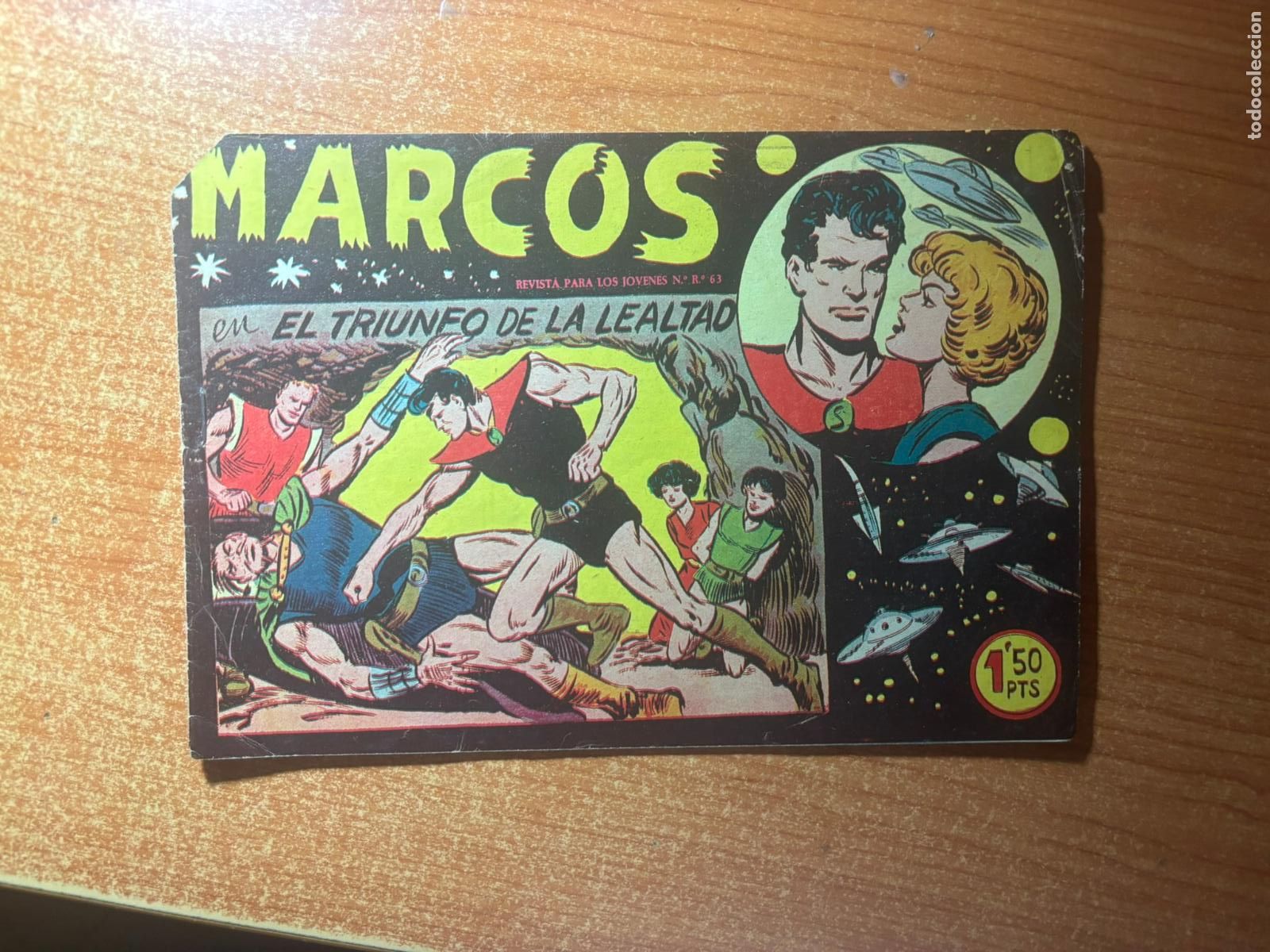 Tebeos: MARCOS DE MANUEL GAGO N&ordm; 22 EDITORIAL MAGA ORIGINAL