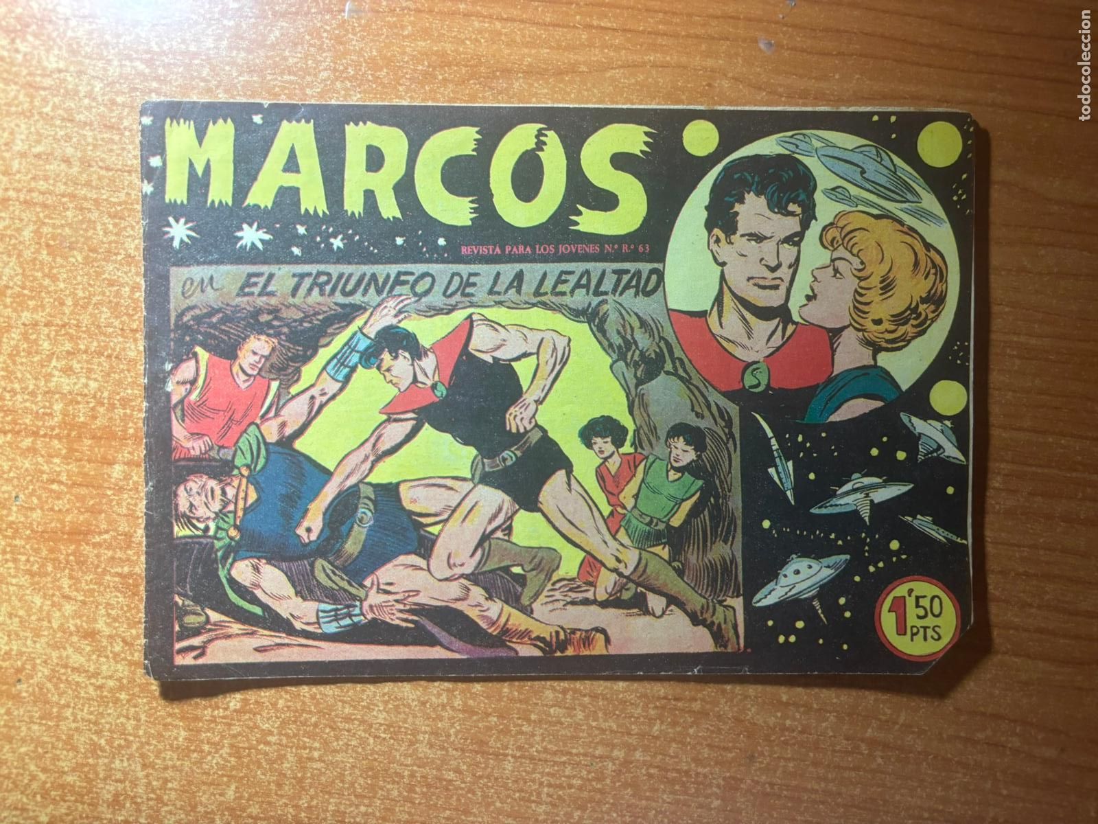 Tebeos: MARCOS DE MANUEL GAGO N&ordm; 22 EDITORIAL MAGA ORIGINAL