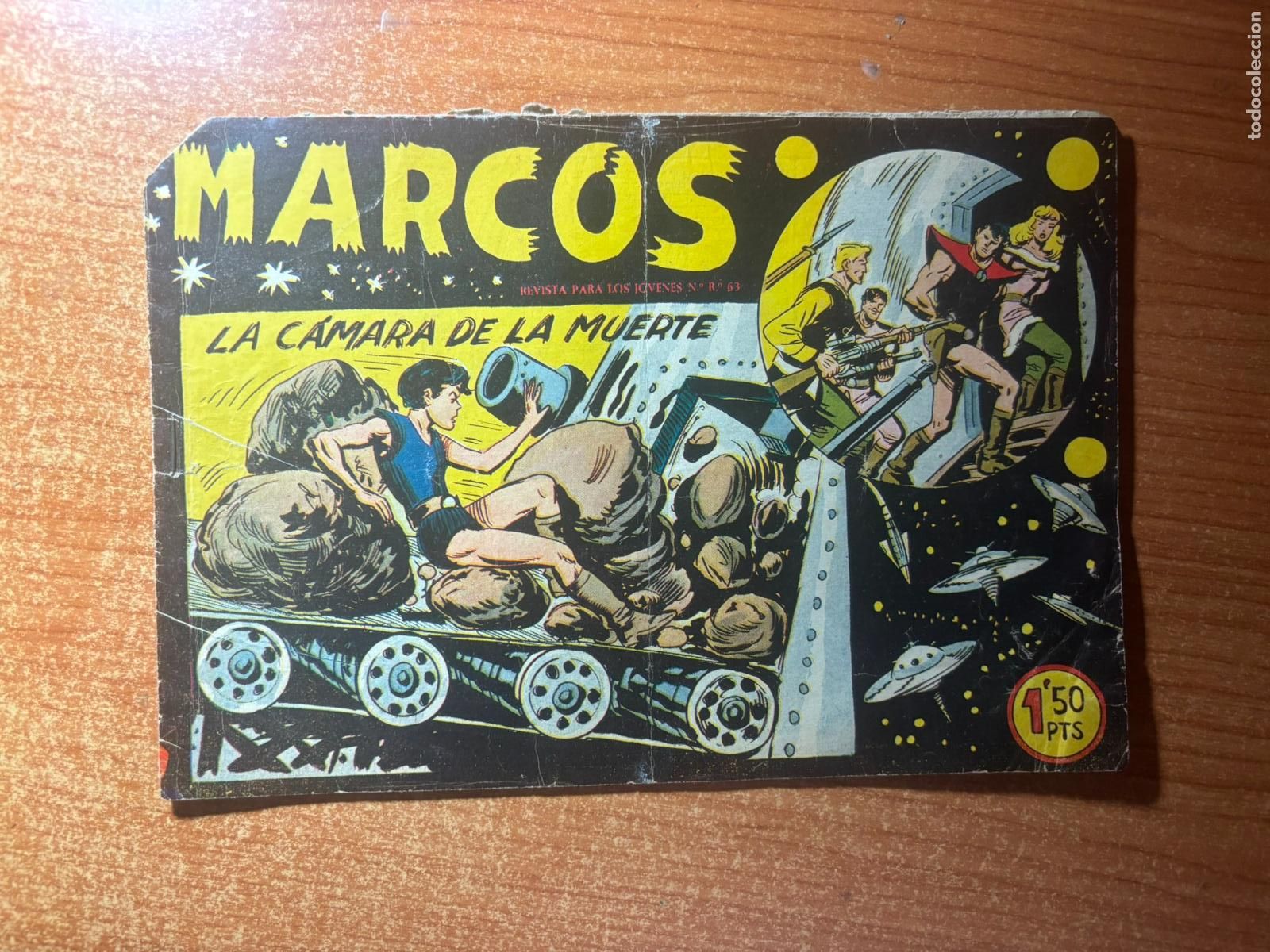 Tebeos: MARCOS DE MANUEL GAGO N&ordm; 19 EDITORIAL MAGA ORIGINAL