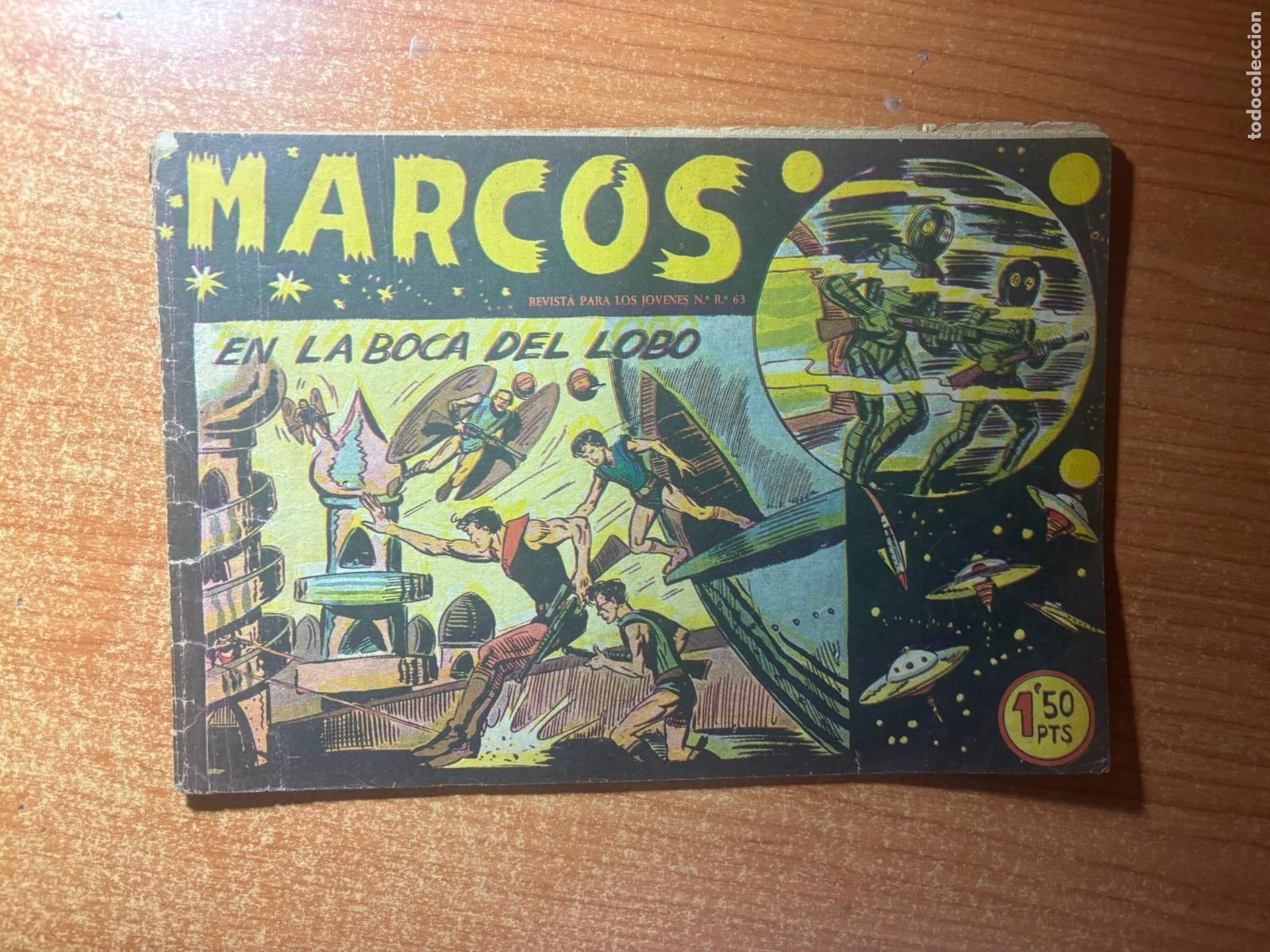 Tebeos: MARCOS DE MANUEL GAGO N&ordm; 12 EDITORIAL MAGA ORIGINAL
