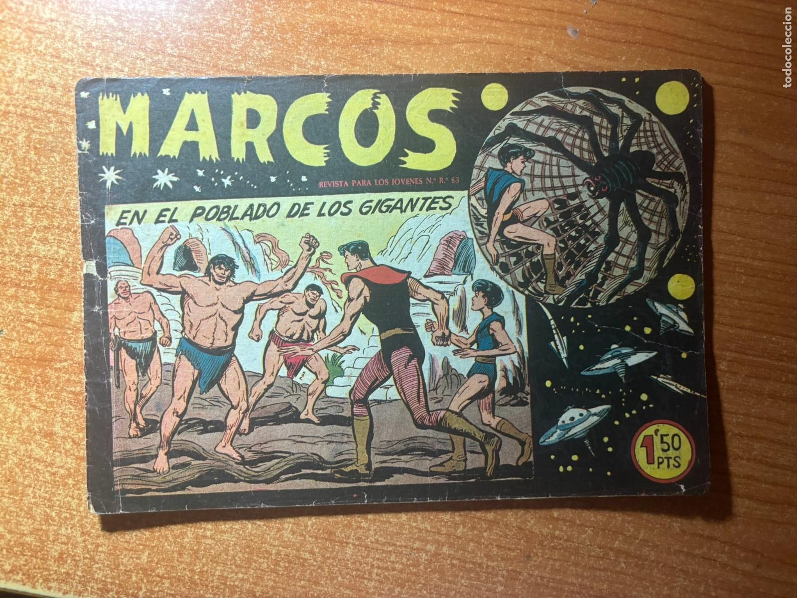 Tebeos: MARCOS DE MANUEL GAGO N&ordm; 6 EDITORIAL MAGA ORIGINAL