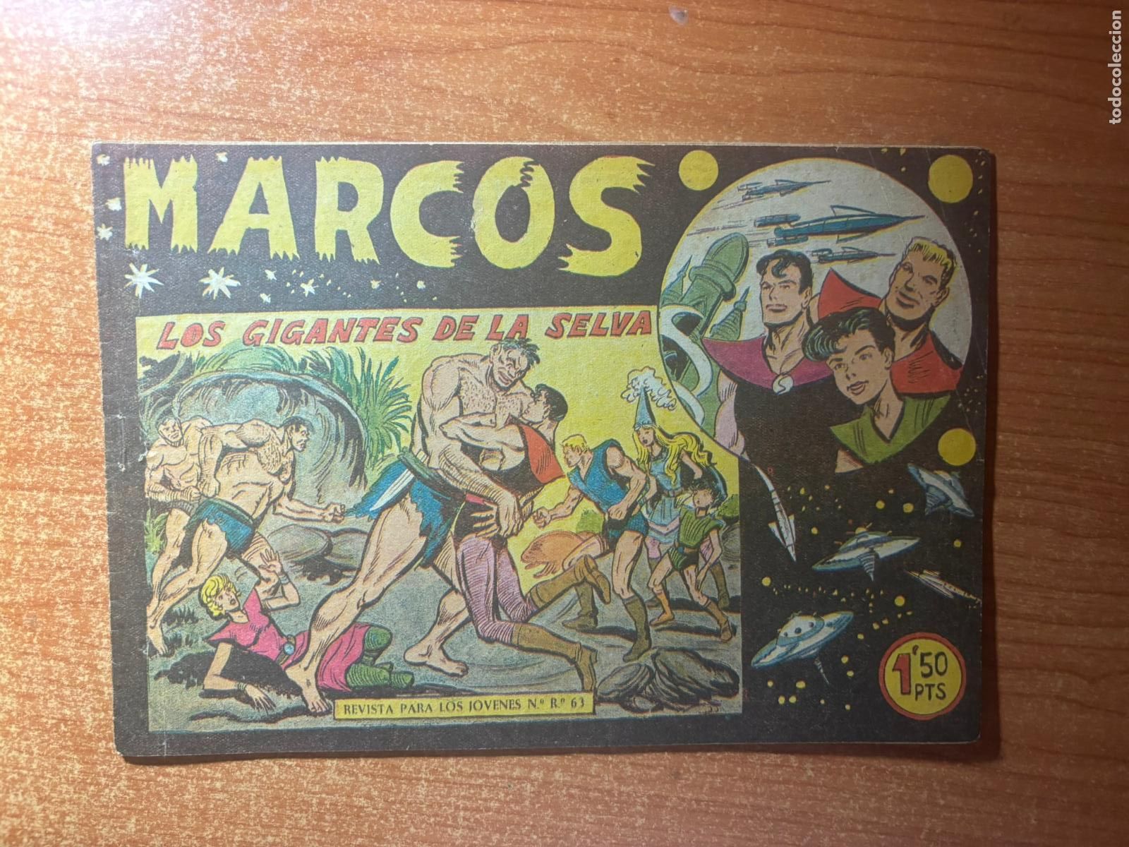 Tebeos: MARCOS DE MANUEL GAGO N&ordm; 5 EDITORIAL MAGA ORIGINAL