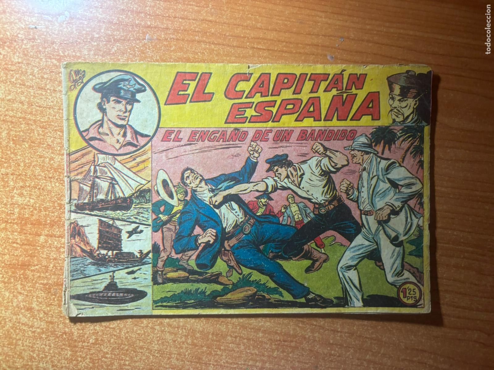 Tebeos: CAPITAN ESPA&Ntilde;A DE MANUEL GAGO N&ordm; 14 EDITORIAL MAGA ORIGINAL
