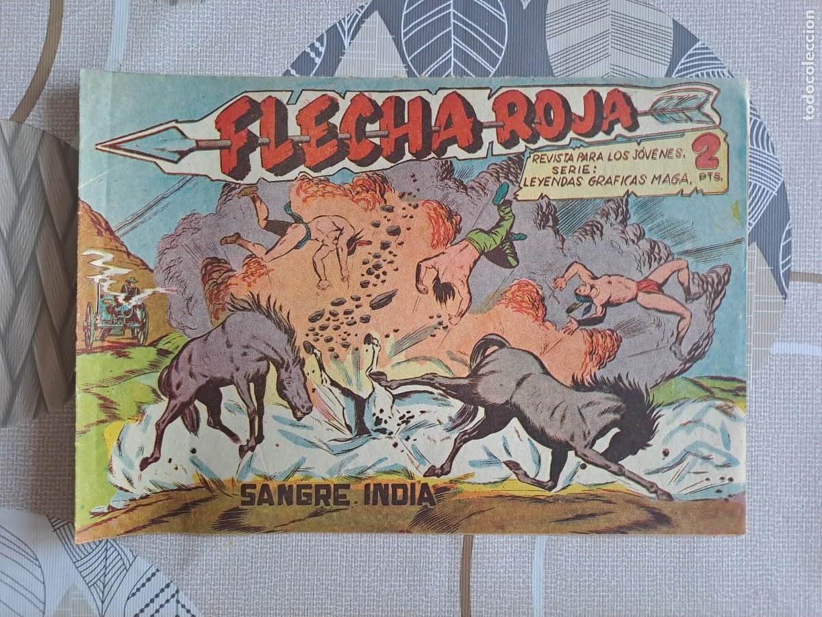 Tebeos: Flecha roja 6, Maga en buen estado