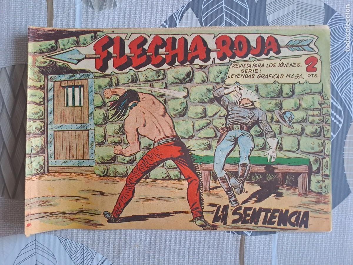Tebeos: Flecha roja 8, Maga en buen estado - Foto 1