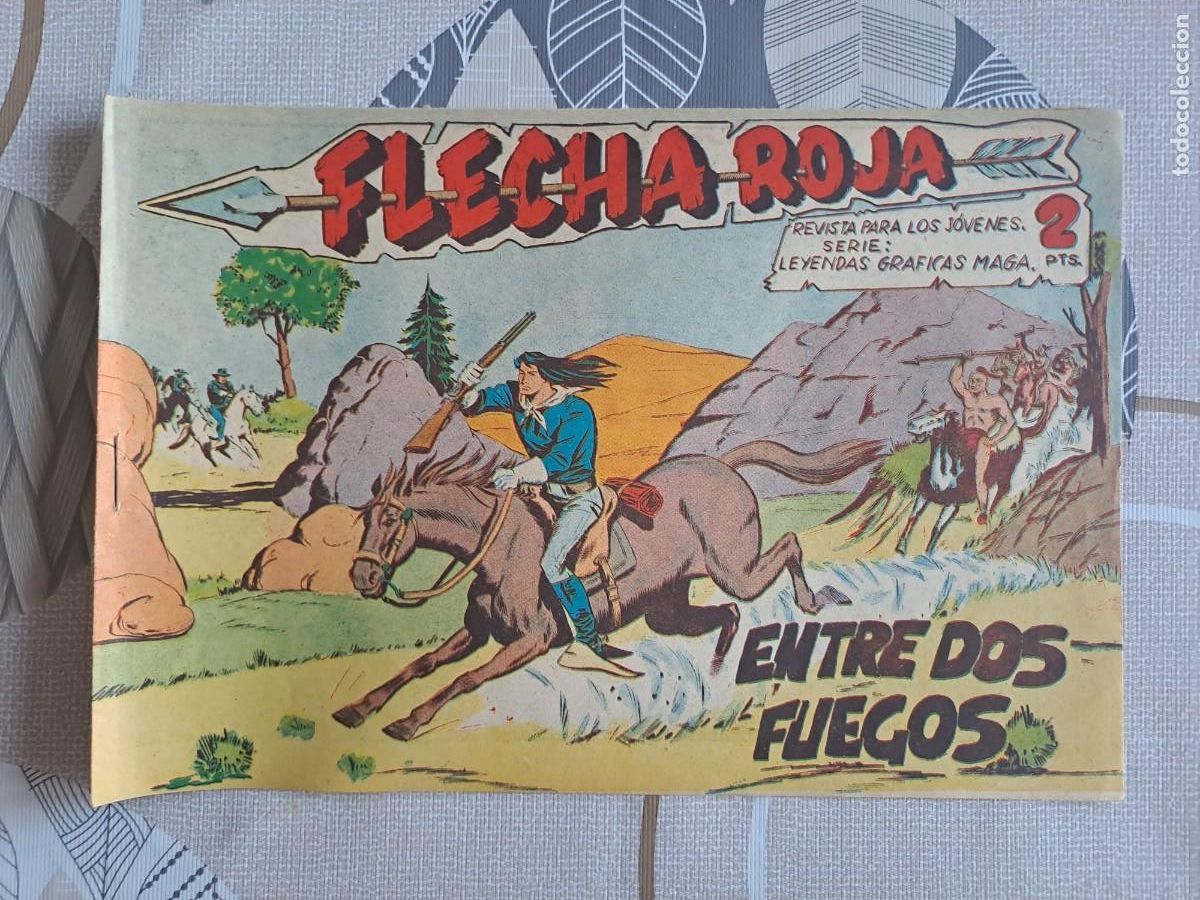 Tebeos: Flecha roja 9, Maga en buen estado - Foto 1