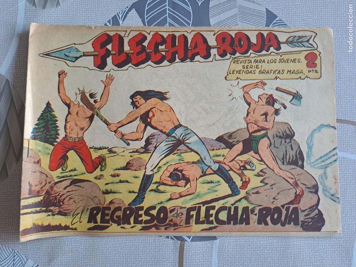 Tebeos: Flecha roja 10, Maga en buen estado