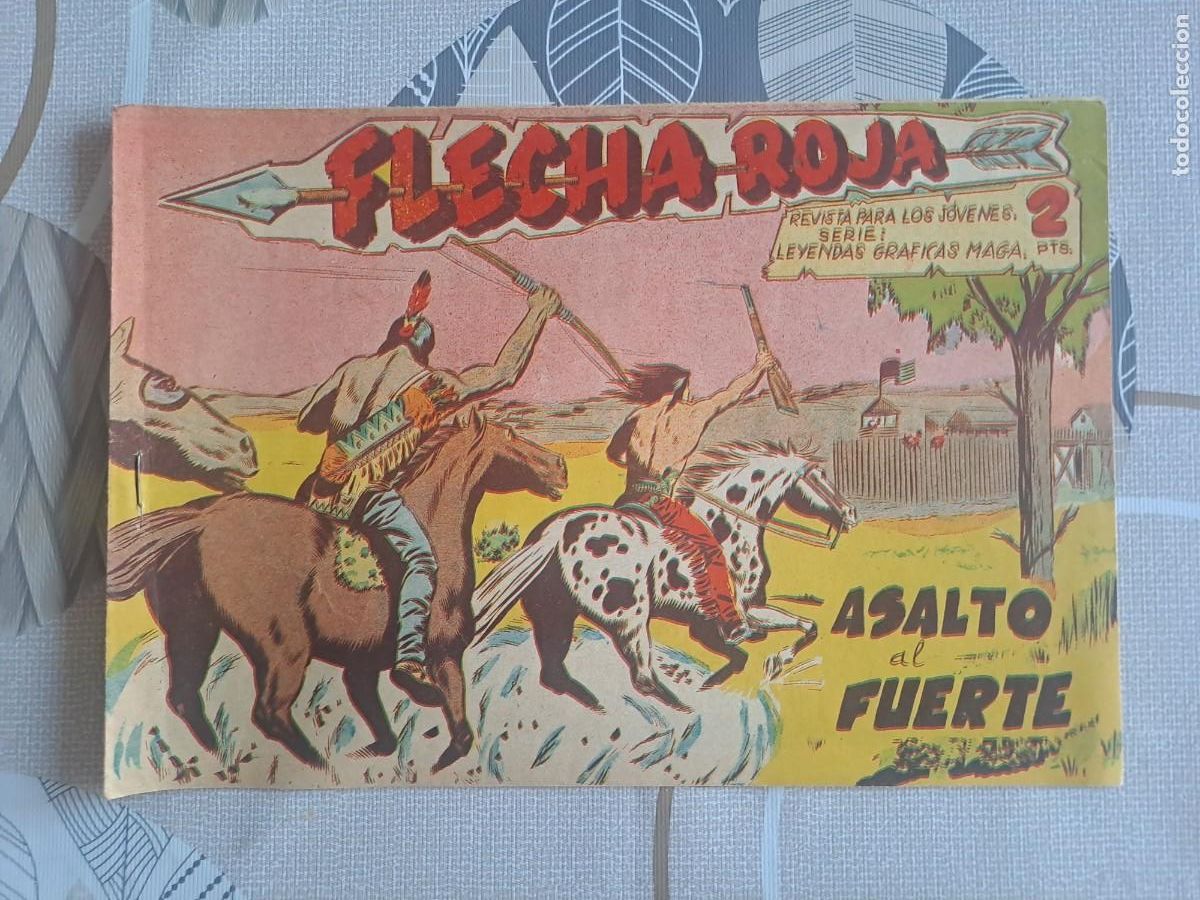 Tebeos: Flecha roja 12, Maga en buen estado