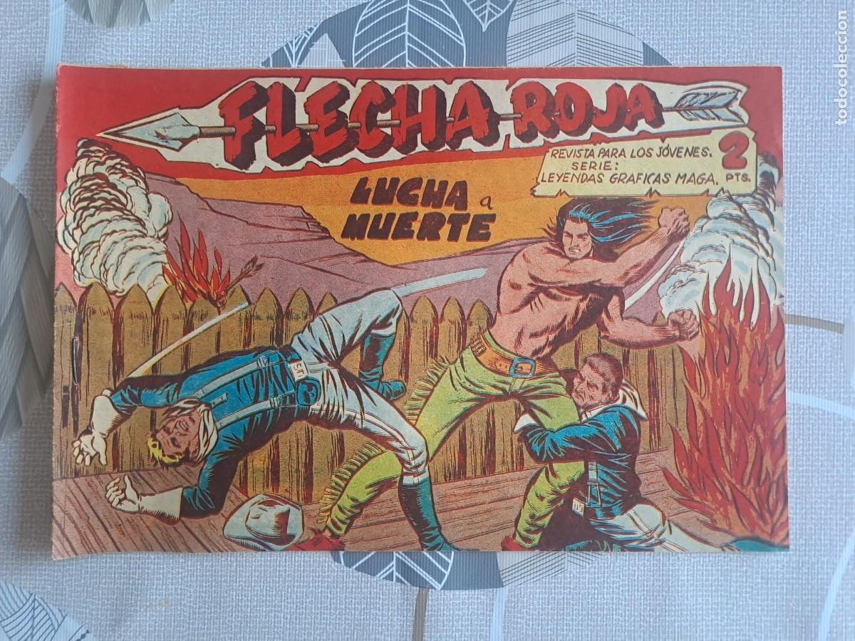 Tebeos: Flecha roja 13, Maga en buen estado