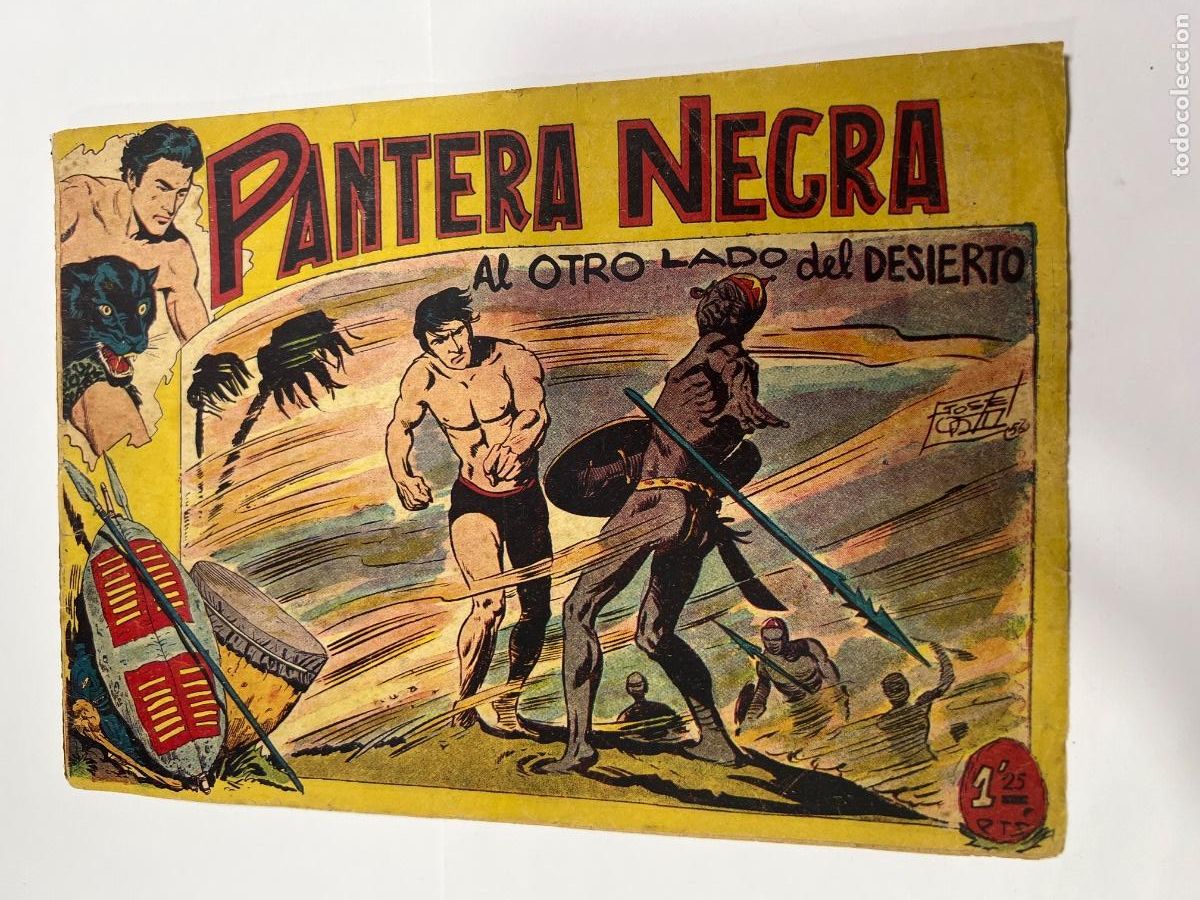 Tebeos: PANTERA NEGRA. N&deg; 12. AL OTRO LADO DEL DESIERTO. EDITORIAL MAGA.