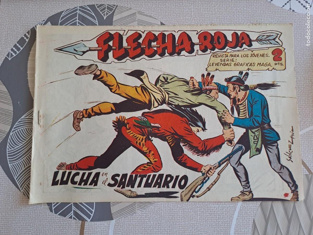 Tebeos: Flecha roja 25, Maga en buen estado - Foto 1