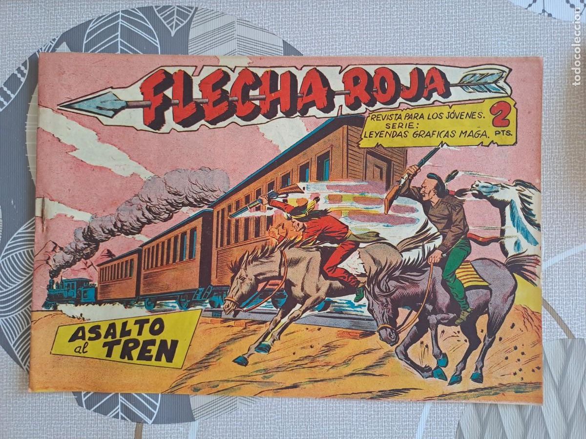 Tebeos: Flecha roja 30, Maga en buen estado