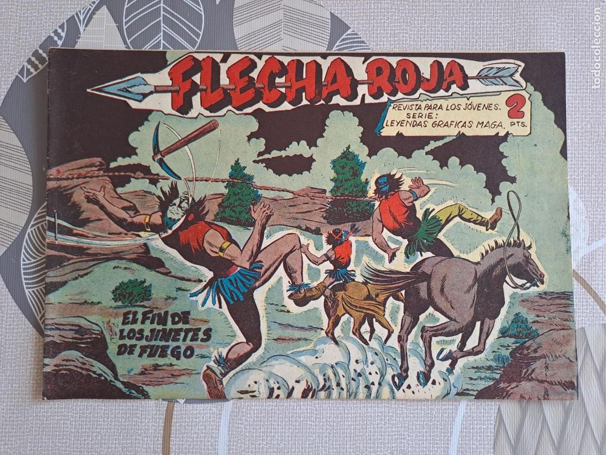 Tebeos: Flecha roja 43, Maga en buen estado - Foto 1