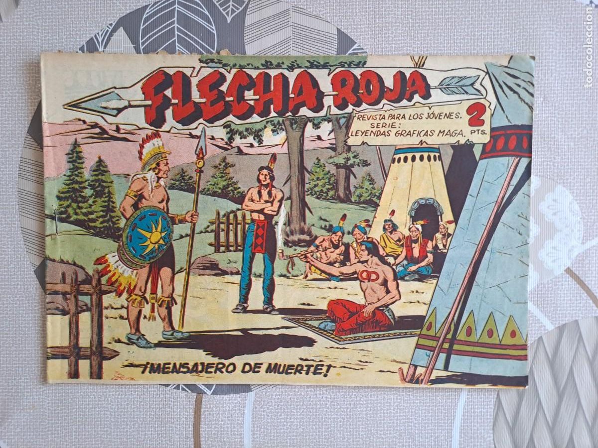 Tebeos: Flecha roja 44, Maga en buen estado