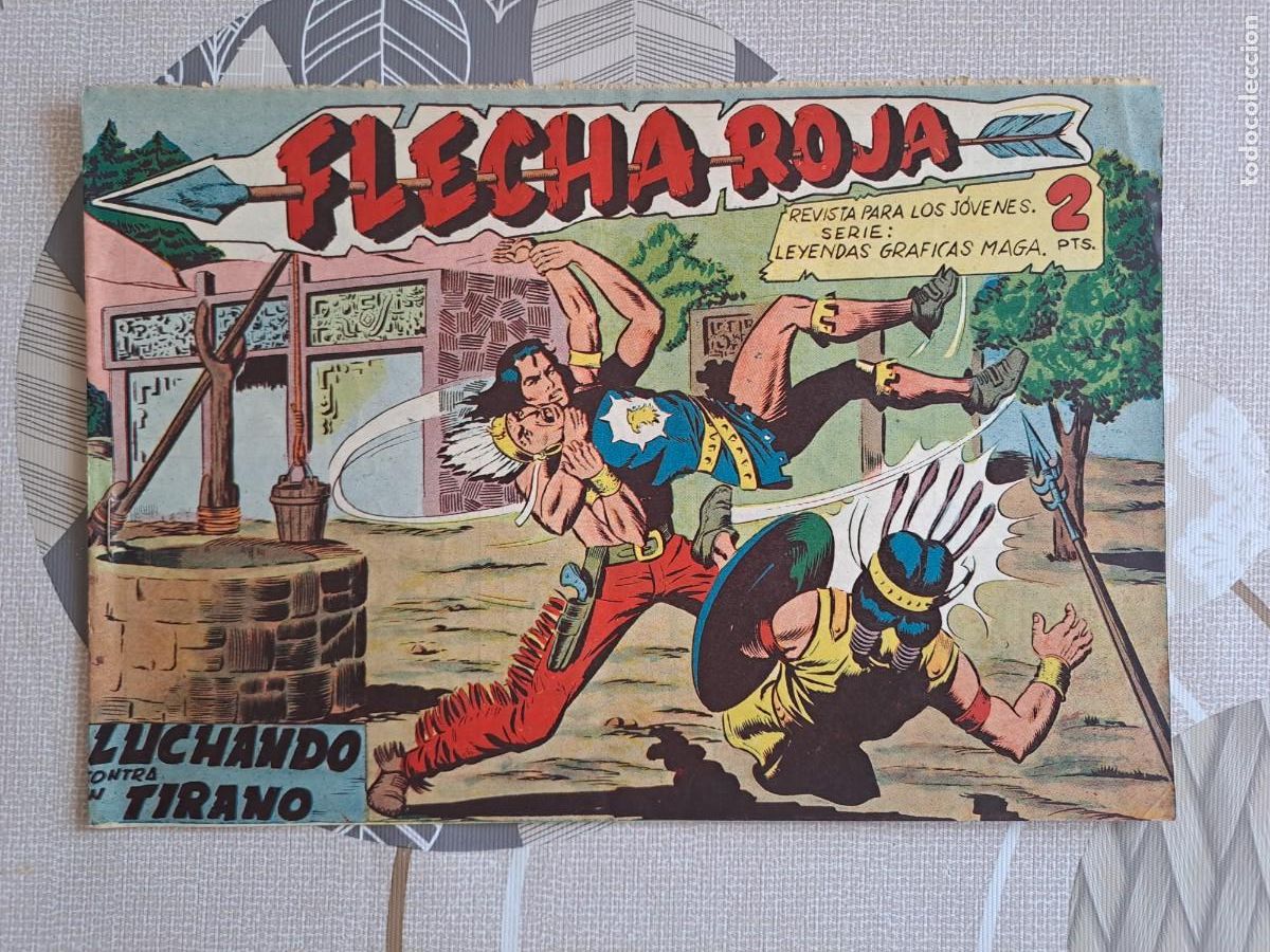Tebeos: Flecha roja 46, Maga en buen estado