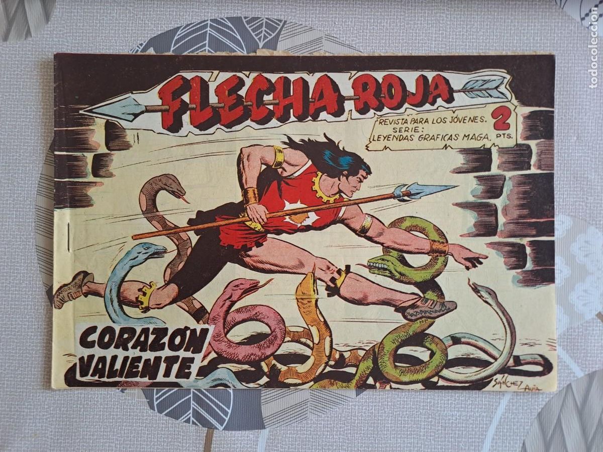 Tebeos: Flecha roja 48, Maga en buen estado