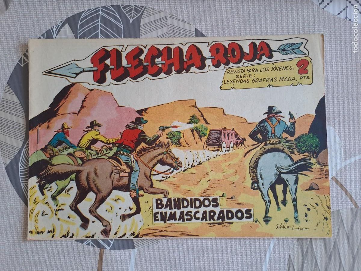 Tebeos: Flecha roja 52, Maga en buen estado - Foto 1