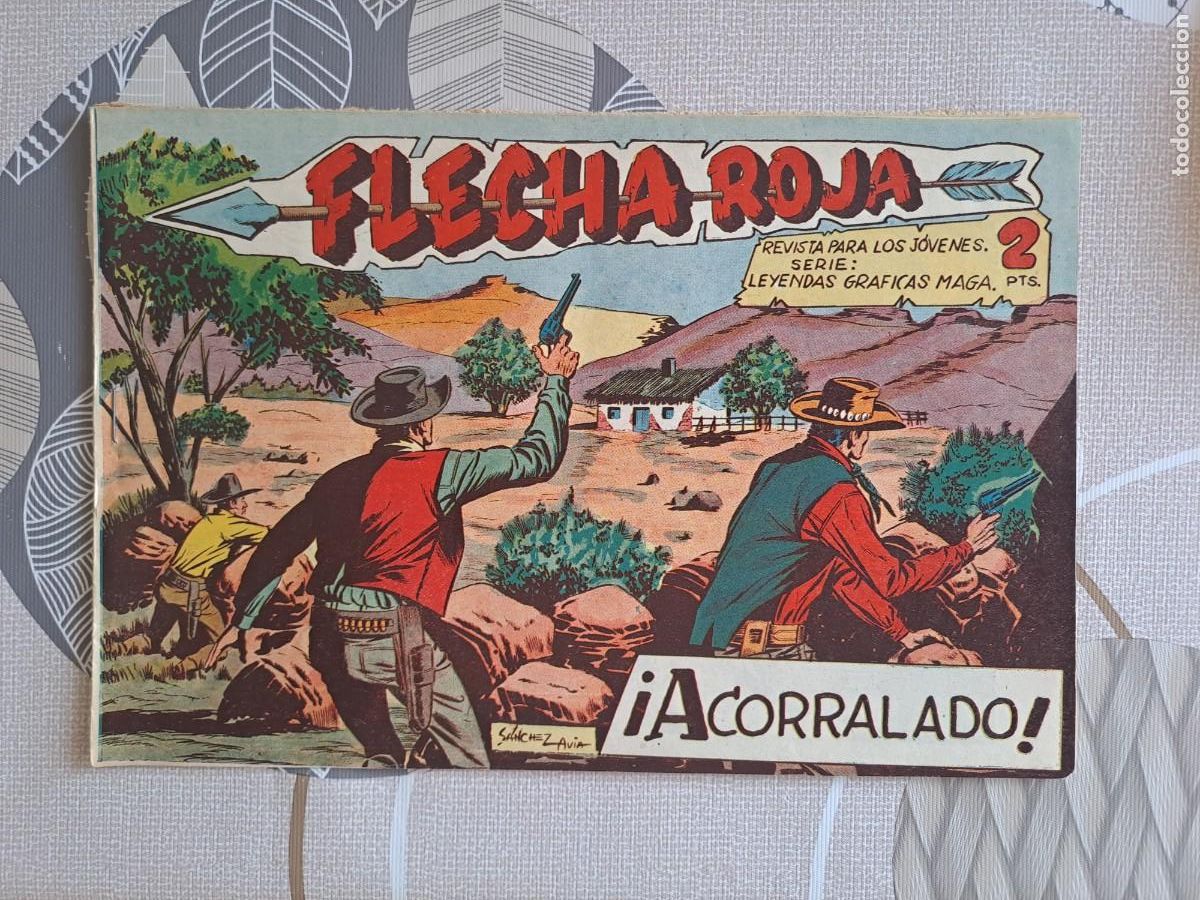 Tebeos: Flecha roja 54, Maga en buen estado