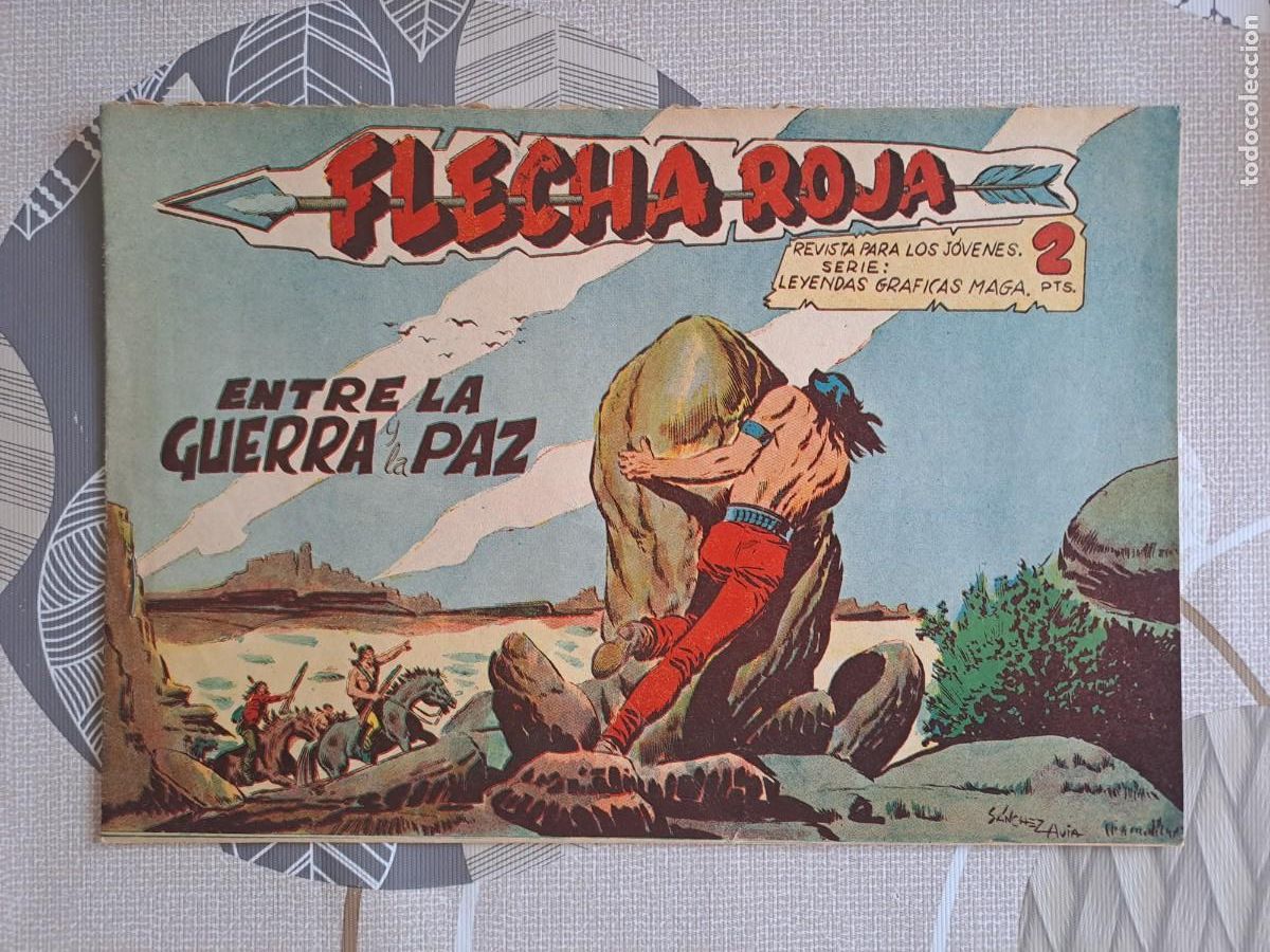 Tebeos: Flecha roja 57, Maga en buen estado