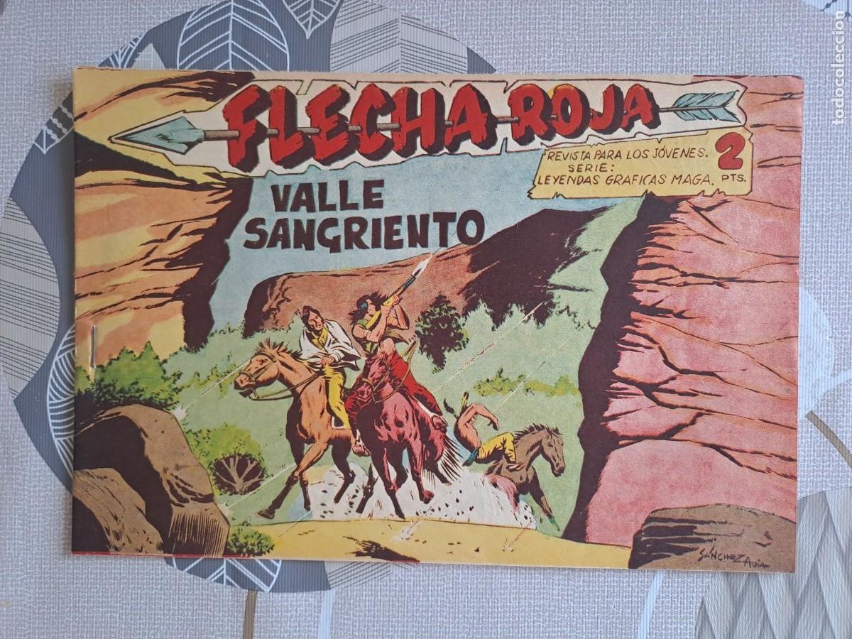 Tebeos: Flecha roja 58, Maga en buen estado