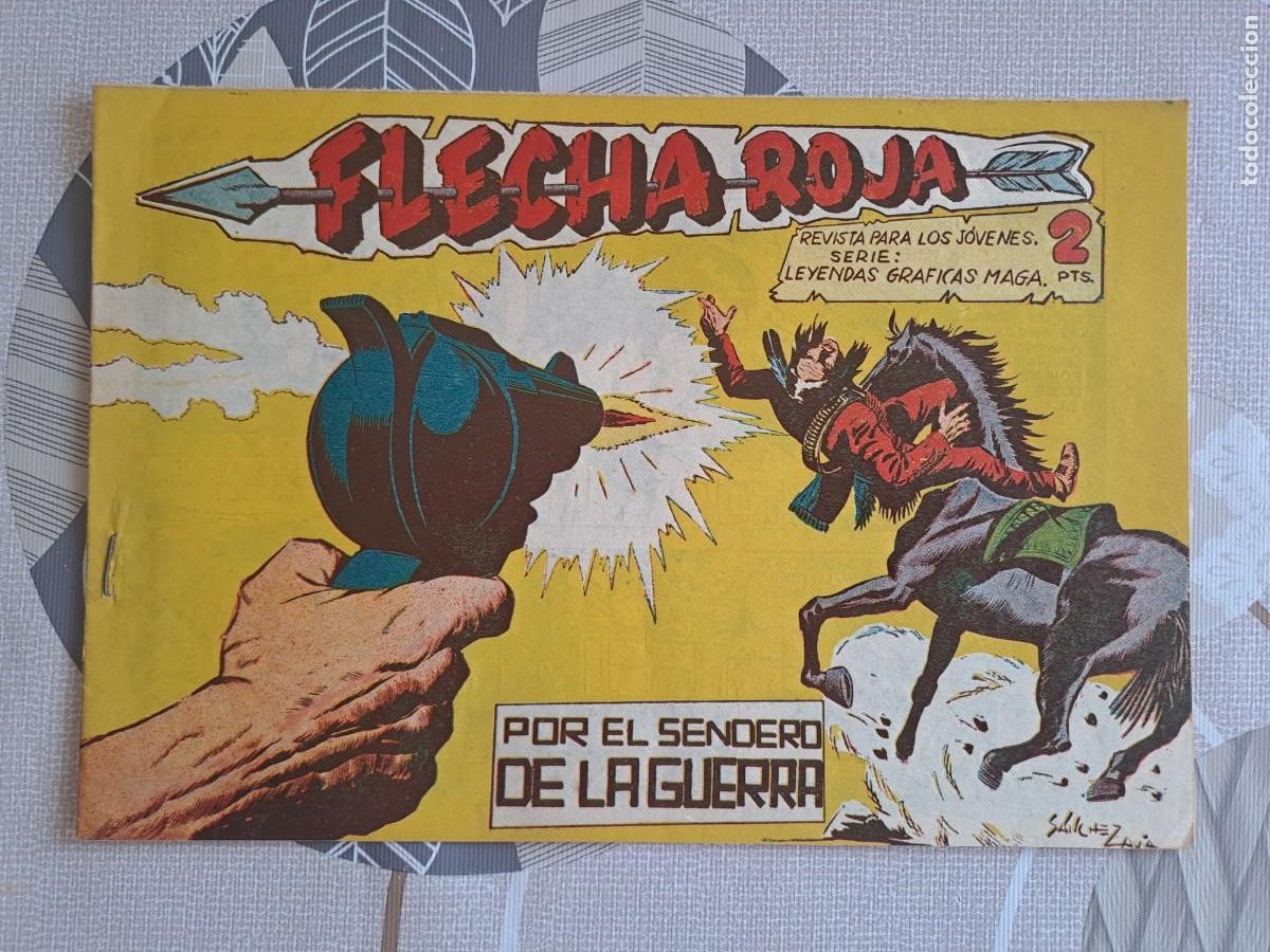 Tebeos: Flecha roja 60, Maga en buen estado