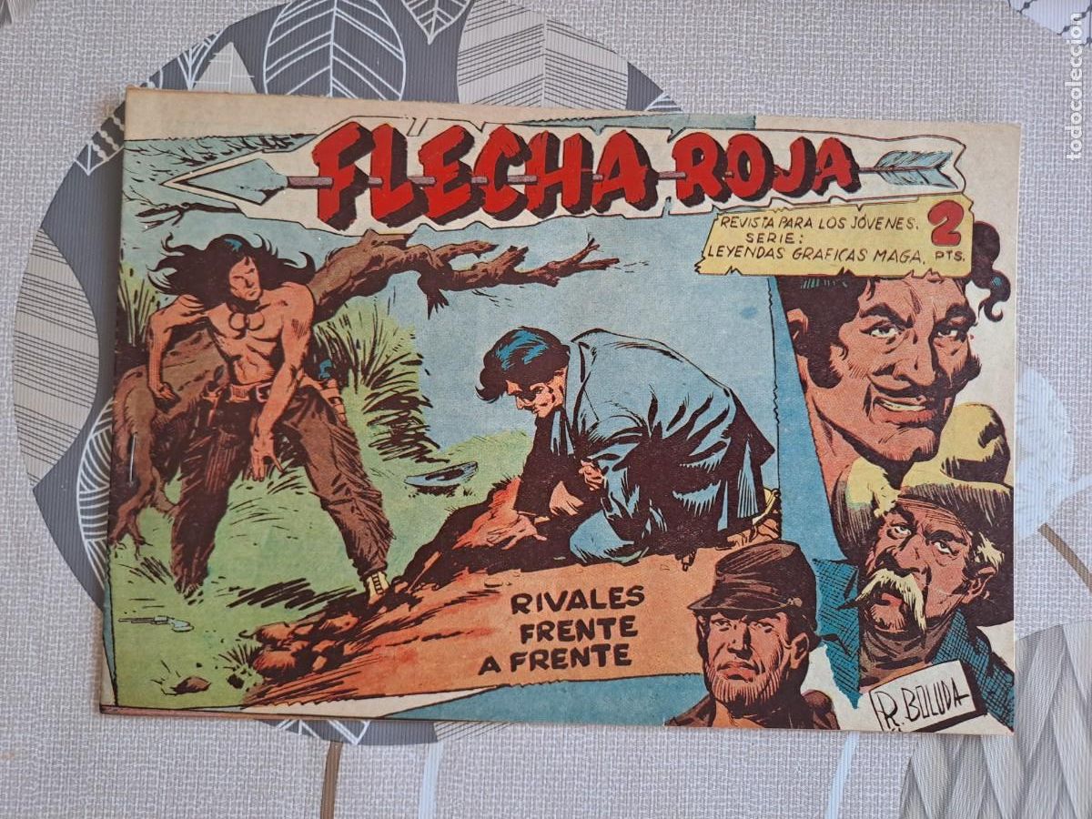Tebeos: Flecha roja 63, Maga en buen estado